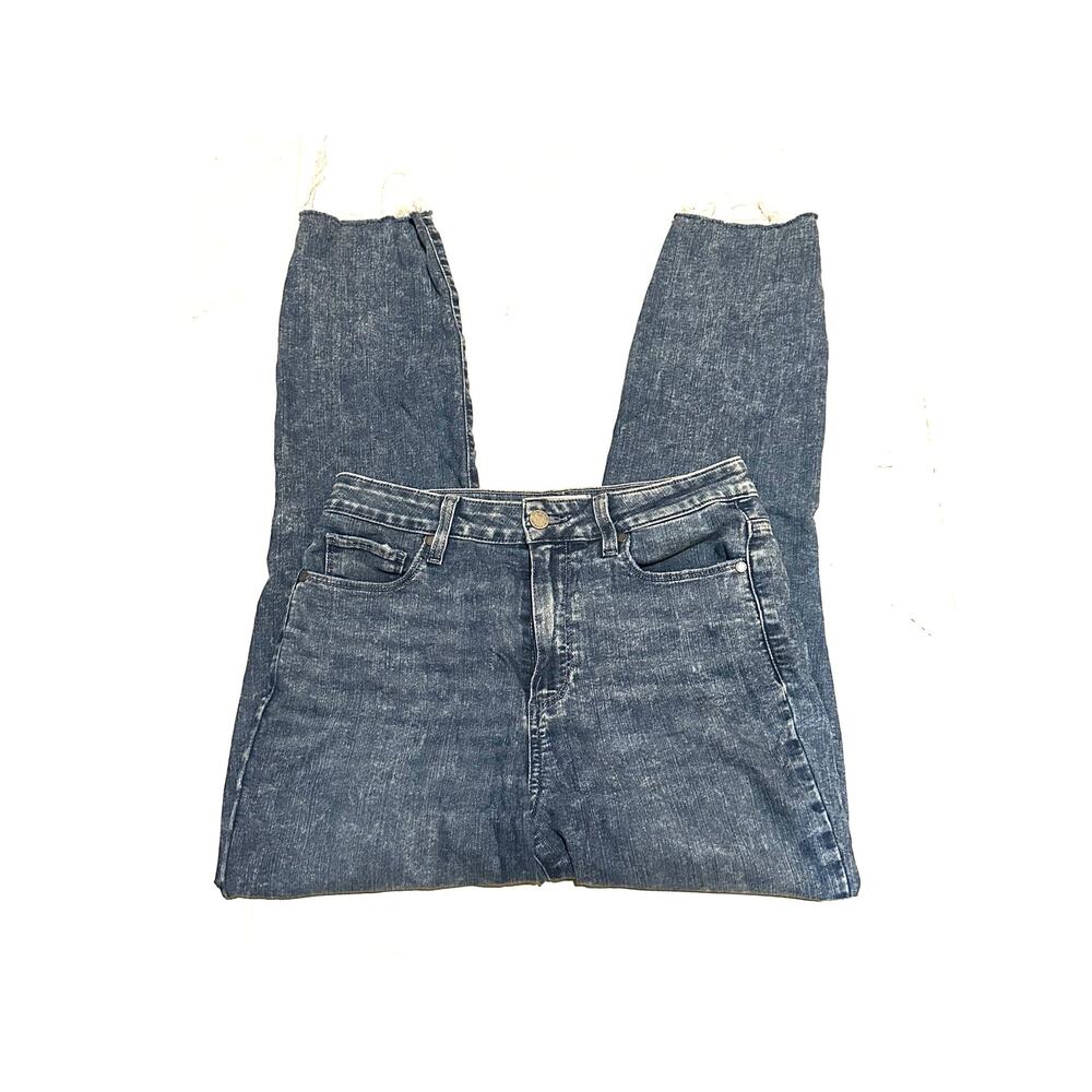 Paige Margot Crop Medium Acid Wash Denim Jeans Women's 29